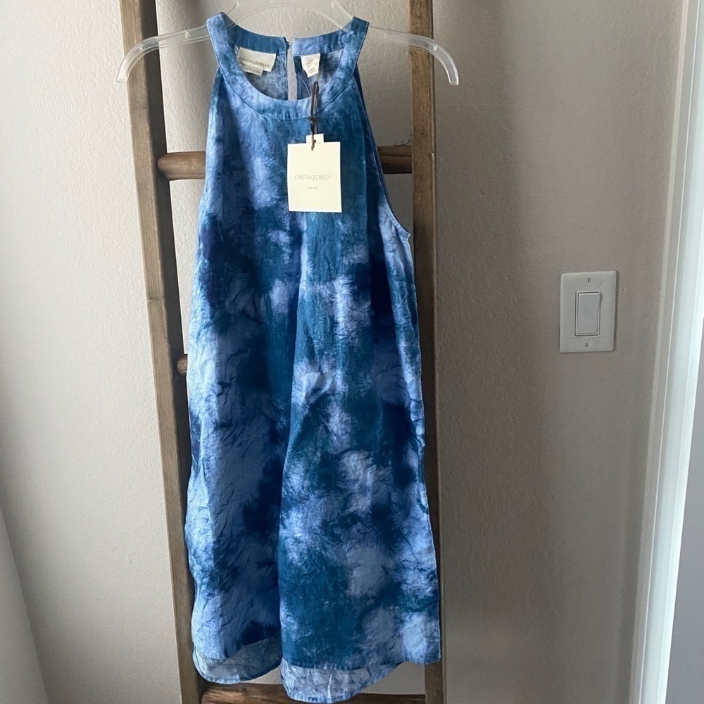 NWT - Cynthia Rowley size small 100% linen dress - Picture 3 of 7